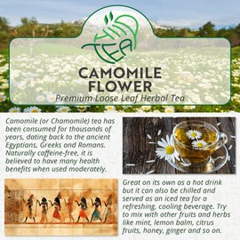 Camomile Flower Loose Herbal Tea - Premium Chamomile - Matricaria chamomilla (175g)