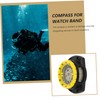 BESPORTBLE Glow Dark Dive Compass with Elastic Band Multipurpose Scuba