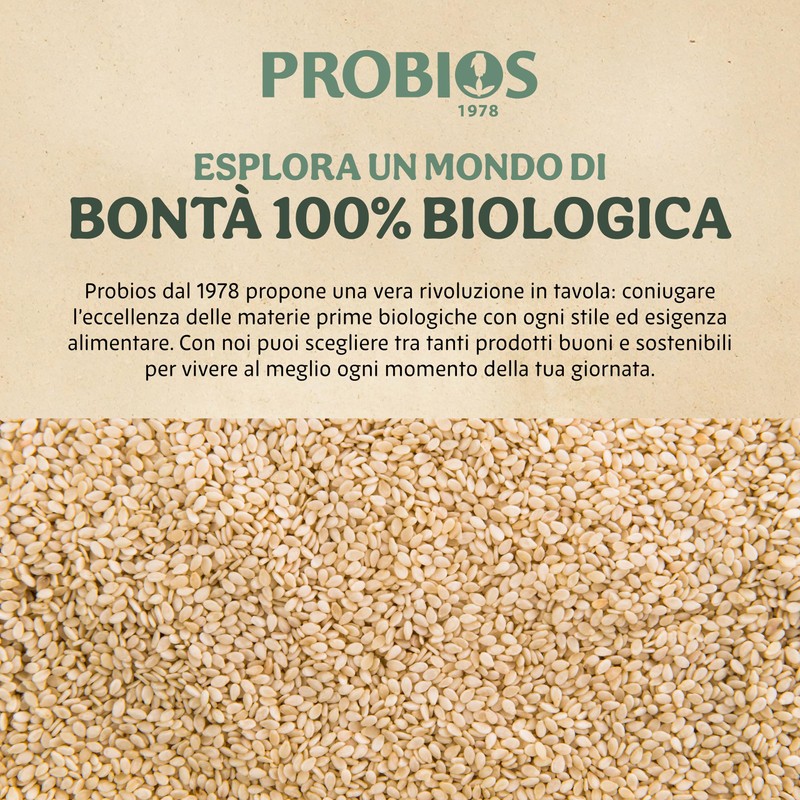 Probios Semi di sesamo biologici - Ricchi di fibre e