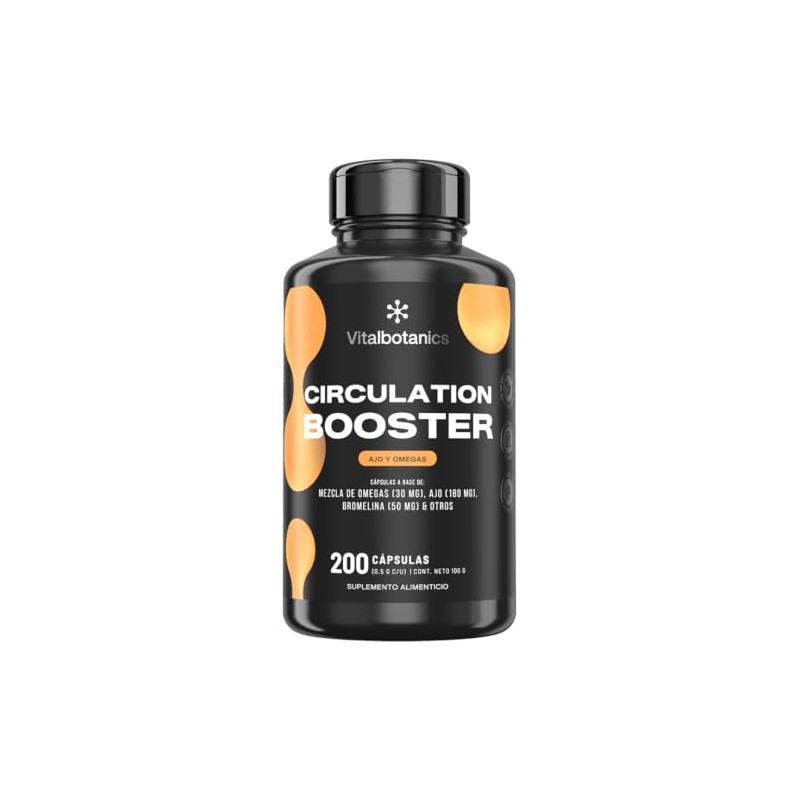 Active Circulation Omega Vitamina Ajo Vital Botanics