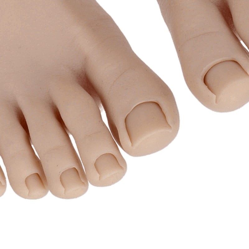 Práctica Pie Falso para la Práctica de Uñas, 1 Par