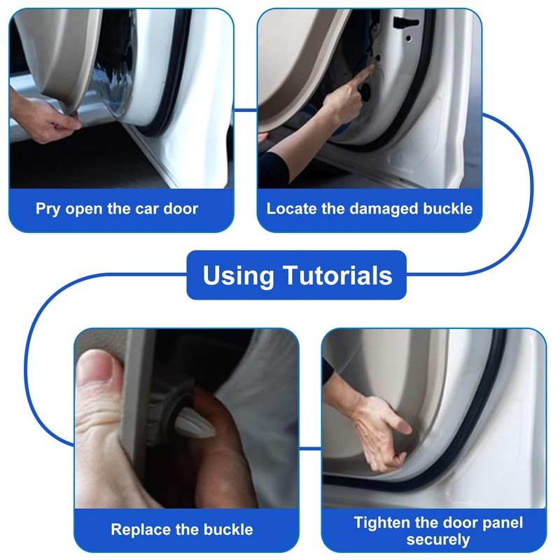 LPZMPZ Door Trim Mounting Car Trim Clips Mounting Clips Compatible