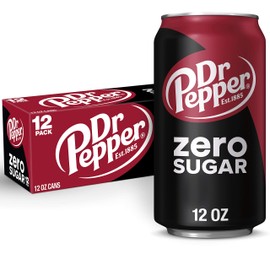 Dr Pepper DR PEPPER ZERO SUGAR - 12 OZ, 12 PK