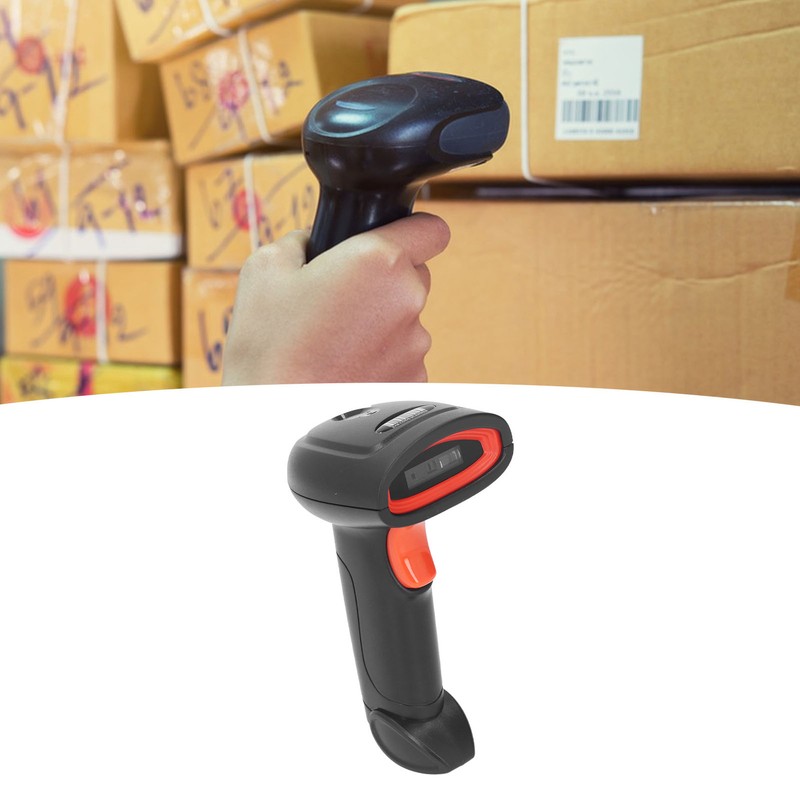 1D Barcode Scanner 2.4G Wireless and Bluetooth Fast Decoding Precise
