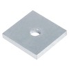 heneng 10 Pcs Square Plate Washers, 3/8"(ID) x 2" x