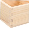 DOITOOL 4pcs Wooden Chalk Organizer Small No Lid Chalk Storage