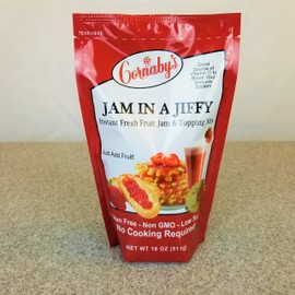 Cornabys Jam in a Jiffy, Instant, No-Cook, Freezer Jam Mix, Case of 8