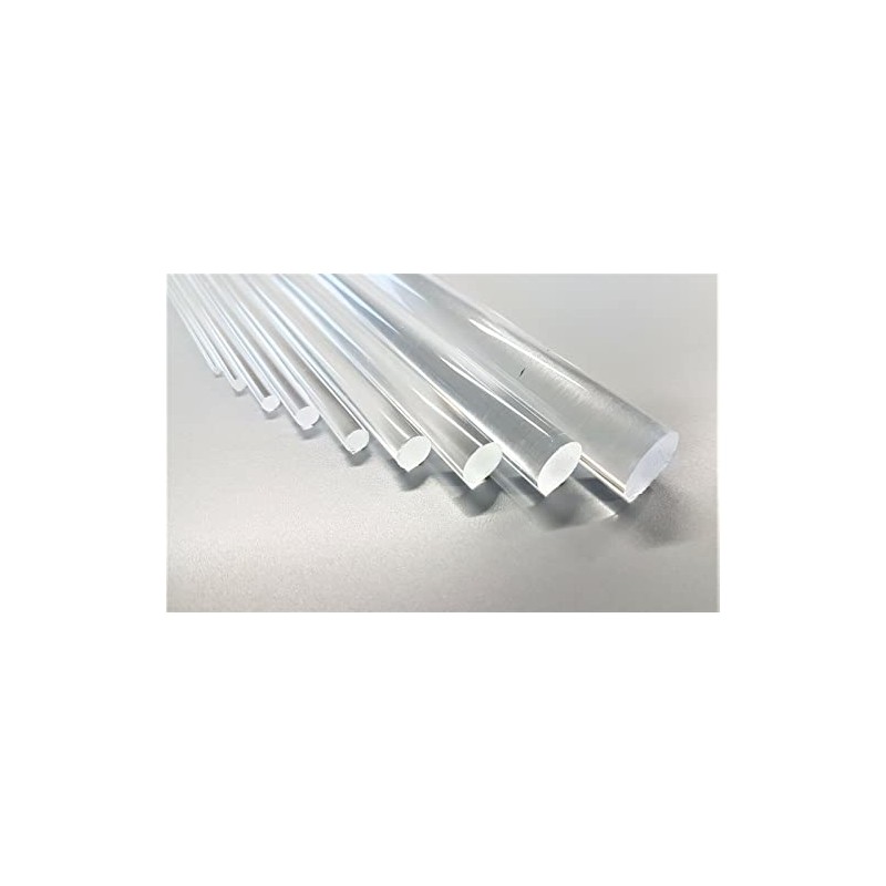 Plastics Rods Round Clear Acrylic - 2, 3, 4, 5,