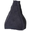 The Tuning-Shop Ltd Gear Stick Gaiter Black Alcantara with Grey