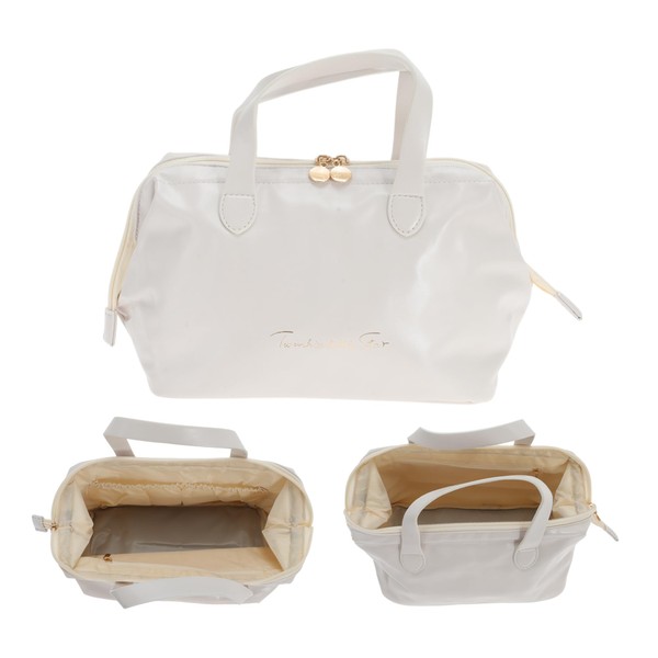 GLIDESMOOTH Makeup Bag, Large Capacity PU Travel Cosmetic Bag for