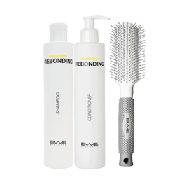Emmediciotto Rebonding Kit Shampoo 250 ml + Conditioner 250 ml + Brush