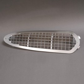 JMTAAT Chrome Hood Grille Air Intake Vent Cover Compatible with 2002-2018 Freightliner M2 100 106 112 Replacement for 17-14809-005 Front Upper Mesh Intake Vent Side Grill