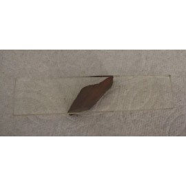 Neo-Ceram Glass Platen 1" x 3 3/8  for Abrasive Belt Machine. See Description.