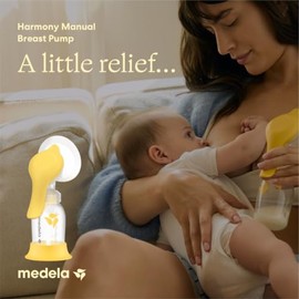 Medela Harmony Manual Breast Pump, On-the-Go, More Milk Output