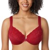 DELIMIRA Women's Front Closure Bra with Underwire Bras Large Breasts
