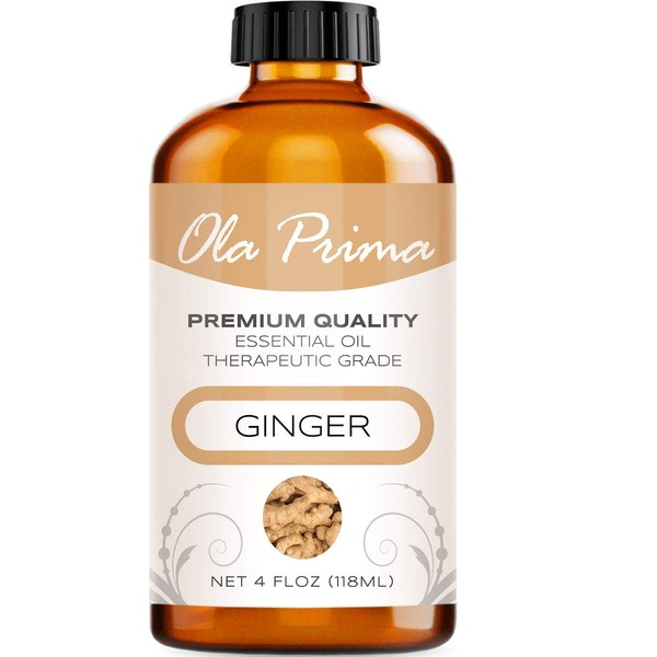 Ola Prima Oils 4oz - Ginger Essential Oil - 4 Fluid Ounces