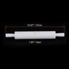 sourcing map Pattern Embossed Rolling Pin 14.57" x 1.97" Rhombus