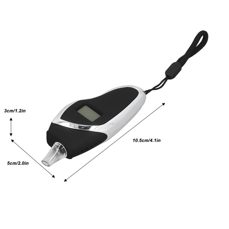 Portable Alcohol Tester Professional Grade High Accuracy Alcohol Breath Tester