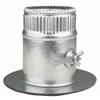 4" Round Take-Off Collar w/Damper,26 ga.