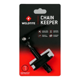 WELDTITE Black Chain Keeper for Bikes, Durable Bike Frame Protection Maintenance