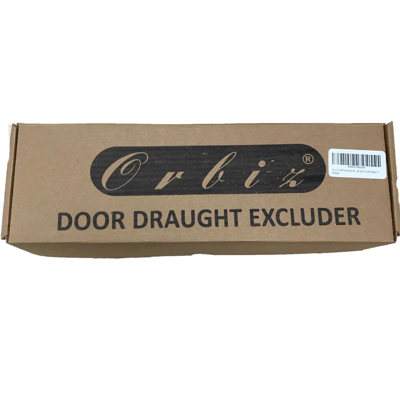 Door Draft Excluder Black Draft Excluder for Doors Adjustable Double