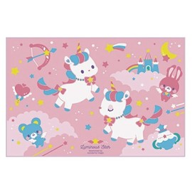 Portable Single-Person Picnic Mat Unicorn