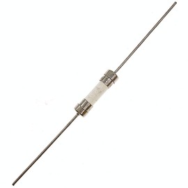 10pcs Ceramic Axial Lead Fuse T5AH250V 5x20mm/0.2"x0.79" Time-Lag Slow-Blow 5AMP 250V Time Delay Fuses (T5A)
