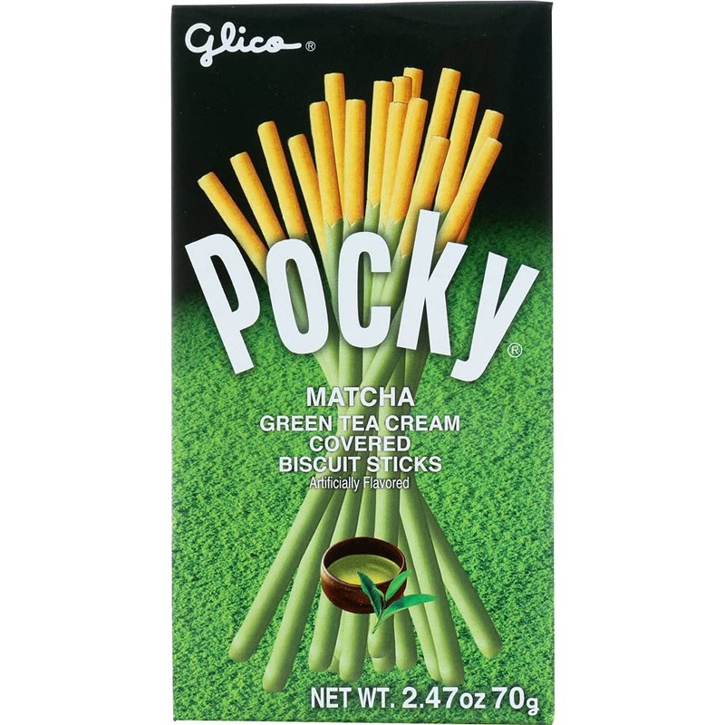 [ 3 Packs ] Glico Pocky Matcha Green Tea 70g