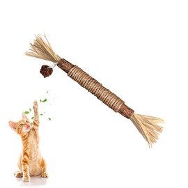 GBSYU 1 Pack Silvervine Cat Toy, Silvervine Sticks Cat Toys for Indoor Cats, Cat & Kitten Chew Toys for Aggressive Chewers, Cat Dental Toy for Kitten Teeth Cleaning, Matatabi Silvervine for Cats