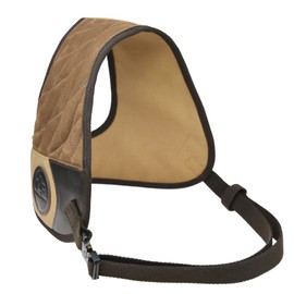 WAYNE'S DOG Ambidextrous Shooting Recoil Field Shields, Solid Fit and Thick Padding for Outdoor, Range, Shooting and Hunting (Right Handed - Brown)