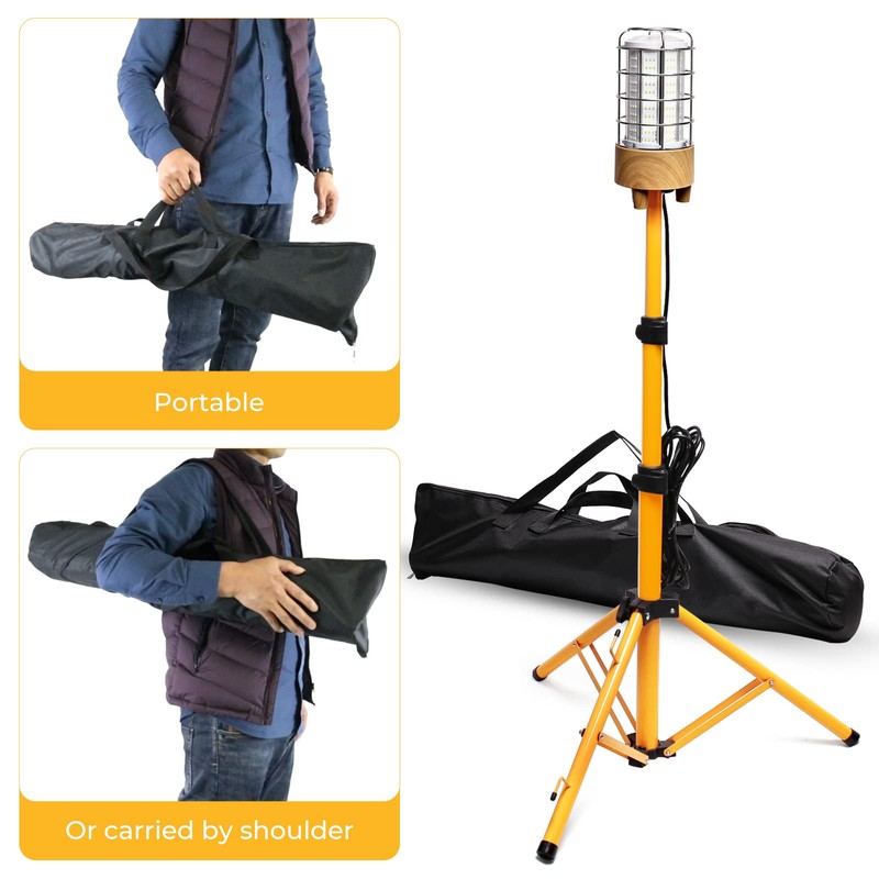 MeFard Work Light with Tripod Stand Led Construction/Jobsite Work Lights,11000