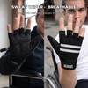 Aegend Wheelchair Gloves for Larger Hands, Anti-Slip & Durable Half-Finger
