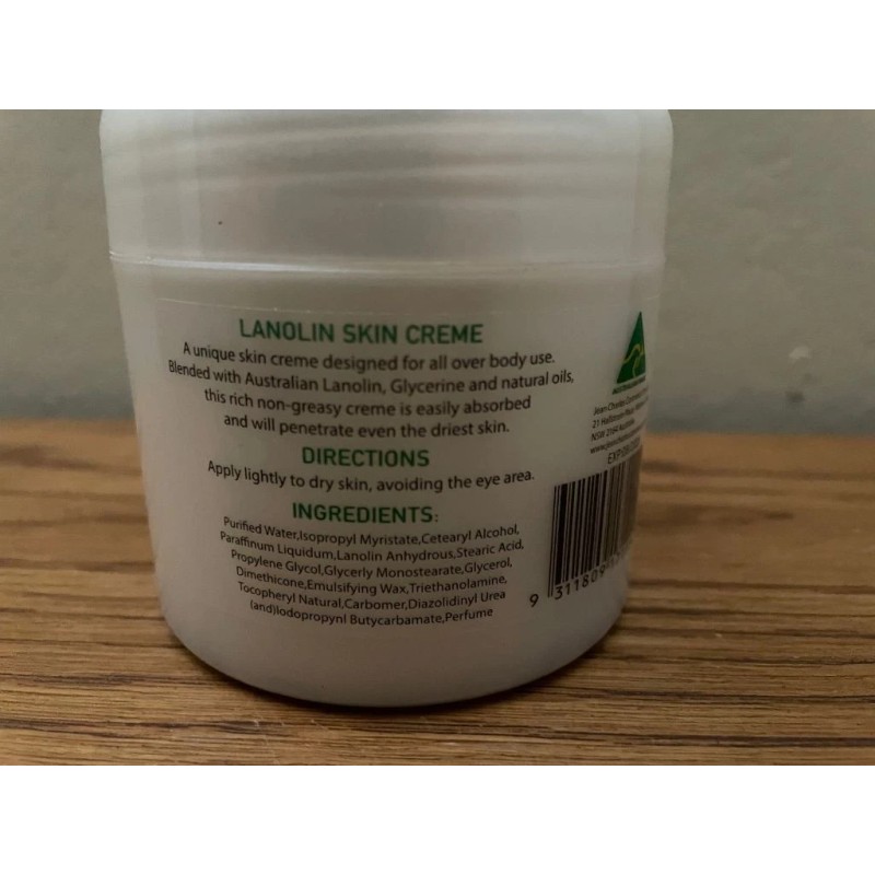 Jean Charles Lanolin Skin Creme - 250g JAR