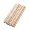 12 Wooden Hand Sticks Pine. 25 cm Long. 7/8 Inch Diameter, natural, 15