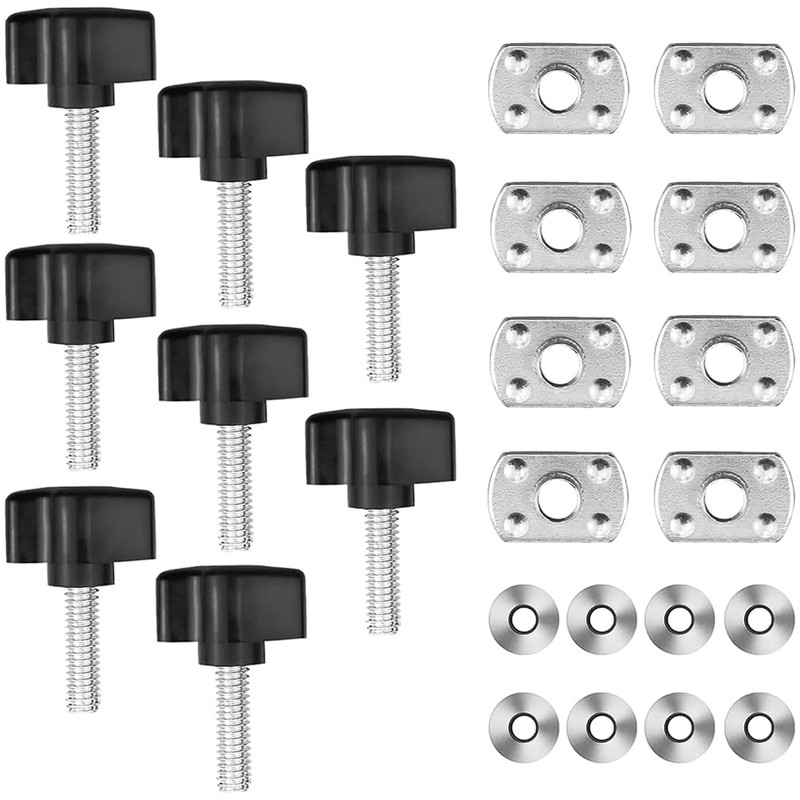 Greluma 8 Sets Universal Hardtop Screws for Jeep Wrangler -