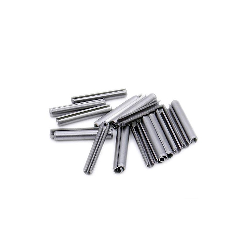 D3.5 (3.5mm x 20mm) Slotted Spring Pin (Heavy) - Stainless