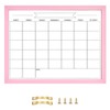 TORASO Dry Erase Monthly Calendar Board, Magnetic Whiteboard for Wall,