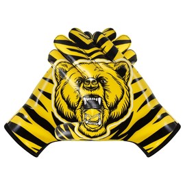 Zack Sports Football Gloves for Youth and Adults - Super Sticky Silicone Grip Football Receiver Gloves for Men and Women | Lightweight, Breathable & Durable (Yellow, Adult-Large)