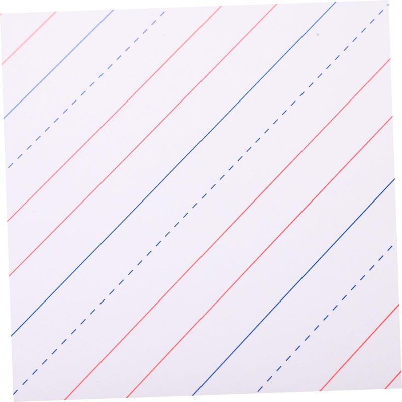 CAXUSD 30Pcs Dry Erase Sentence Strips for Teachers Ruled Cardstock