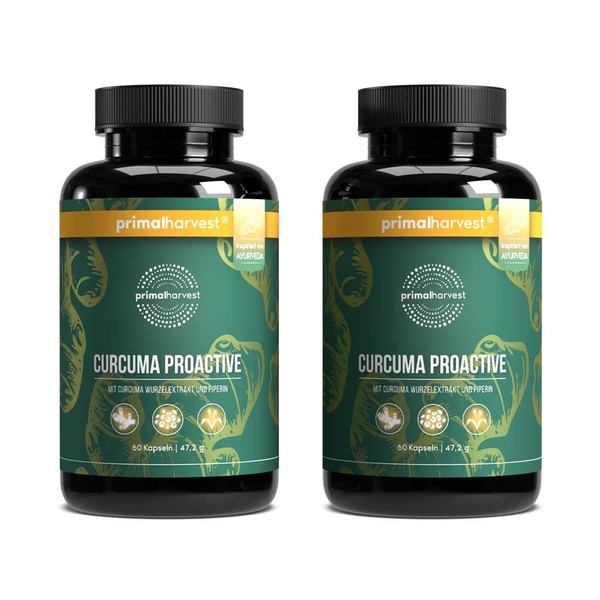 Primal Harvest® Curcuma Proactiv - 60 Curcuma Capsules - Curcuma