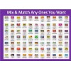 Unbranded 6 PRODUCT VENDING MACHINE CANDY STICKERS LABELS with NUTRITION
