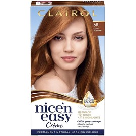 Clairol Nice'n Easy Permanent Hair Dye 110/6R Natural Light Auburn