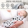 3Pcs Manta Envolvente Ajustable Bebe, Swaddle Bebe 0 a 3