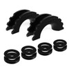 AUTMATCH D Ring Shackle Isolators Washers Kit - 2 Rubber