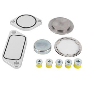 EGR Plug Kit 5pcs Aluminium Alloy Gaskets 5pcs Rubber Plugs for ISX 15 CM2250 CM2350 Engine