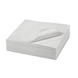 White Craft Paper - 100 Sheets of 18" x 18"; Ideal for Paints, Wall Art, Easel Paper, Gift Wrapping Paper and Kids Crafts - Made in USA