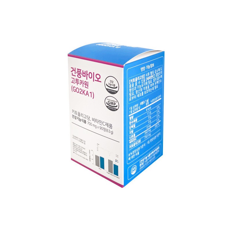 Gunpung Bio 건풍바이오 고투카원 700mg x 90정 1개 / 써클