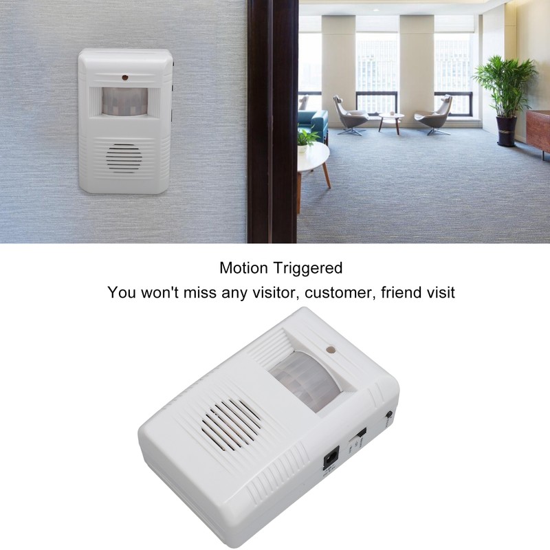 Wireless Motion Sensor Doorbell Infrared Motion Activated Welcome Doorbell Alarm