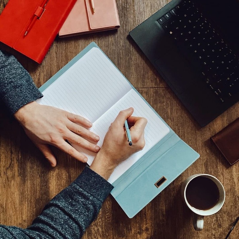 Blue A5 Journals for women & Men | Notebook and