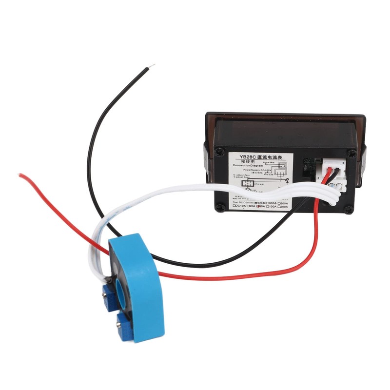Amp Meter, 50A High Accuracy LED Display Digital Ammeter Amp